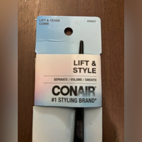 New Conair Black Plastic Lift‎ and Style Comb Lift and Tease Made in China - Picture 2 of 5